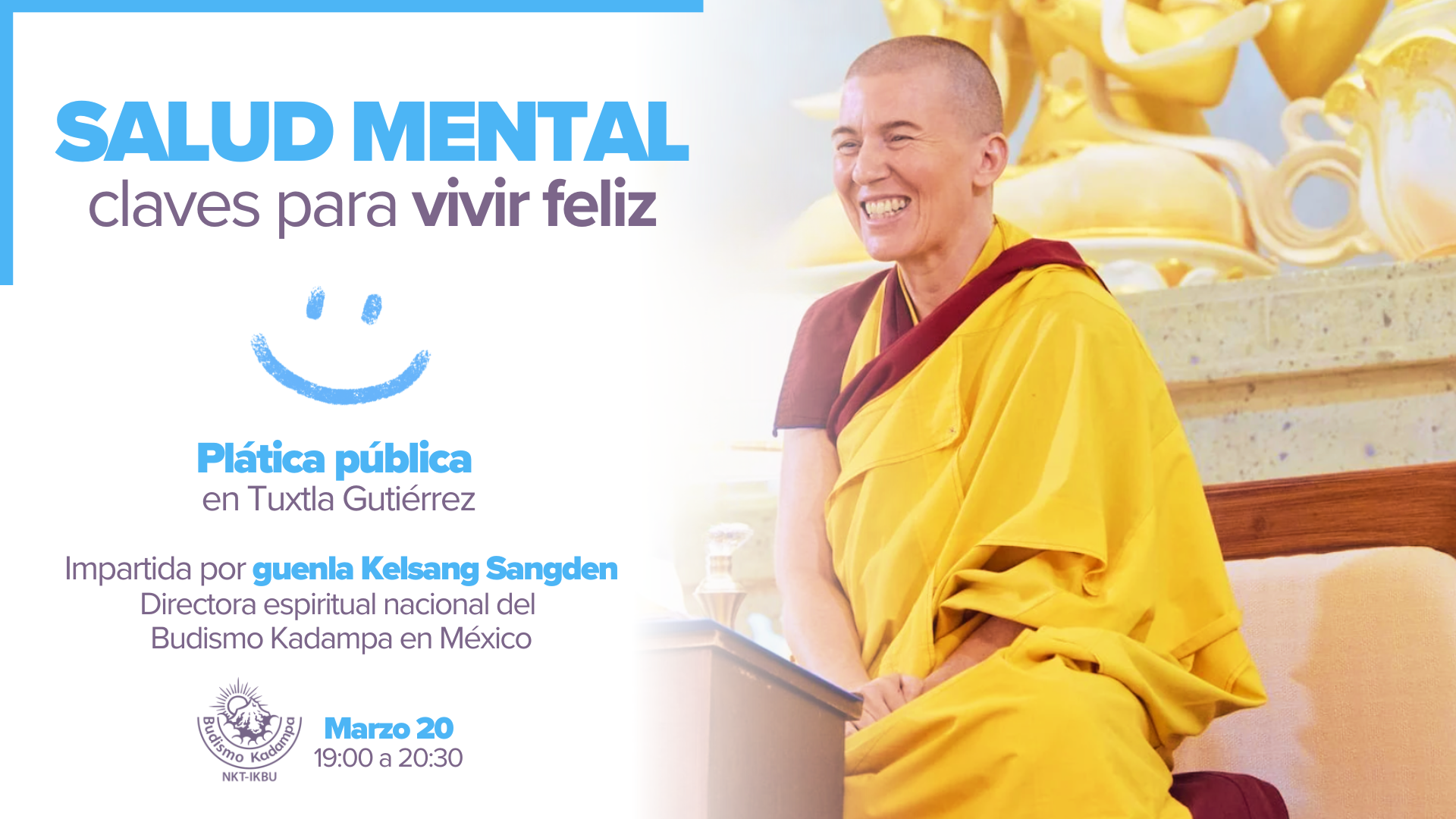 Plática: Salud mental: claves para vivir feliz