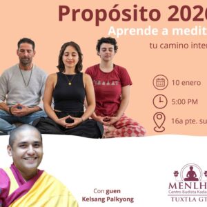Curso: Propósito 2026: Aprender a meditar y descubrir tu camino interior