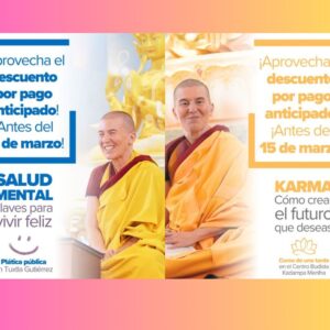 Doble Curso con Guen-la Kelsang Sangden